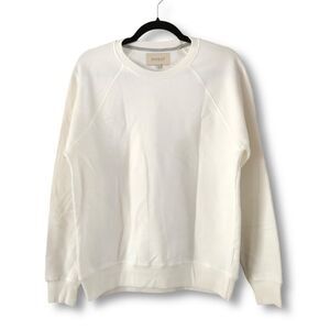 Wheat Collection White Cotton Crewneck Sweatshirt NWOT Size XXL Neutral Capsule
